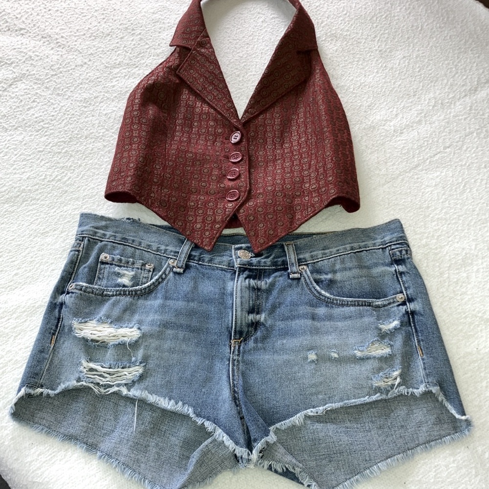Rag & Bone Distressed Shorts - Picture 3 of 16